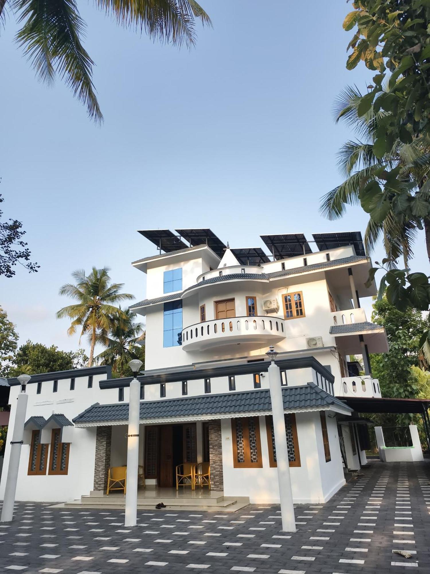 Varkala- Aroma Ac Pvt Villa Hammocks Kitchen Exterior foto